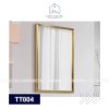 "GƯƠNG CHỮ NHẬT VIỀN NHÔM MẠ VÀNG KHÔNG LED