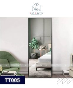 GƯƠNG CHỮ NHẬT VIỀN THÉP SƠN TĨNH ĐIỆN KHÔNG LED