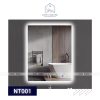 GƯƠNG CHỮ NHẬT TRÀN VIỀN LED PHUN CÁT MẶT GƯƠNG