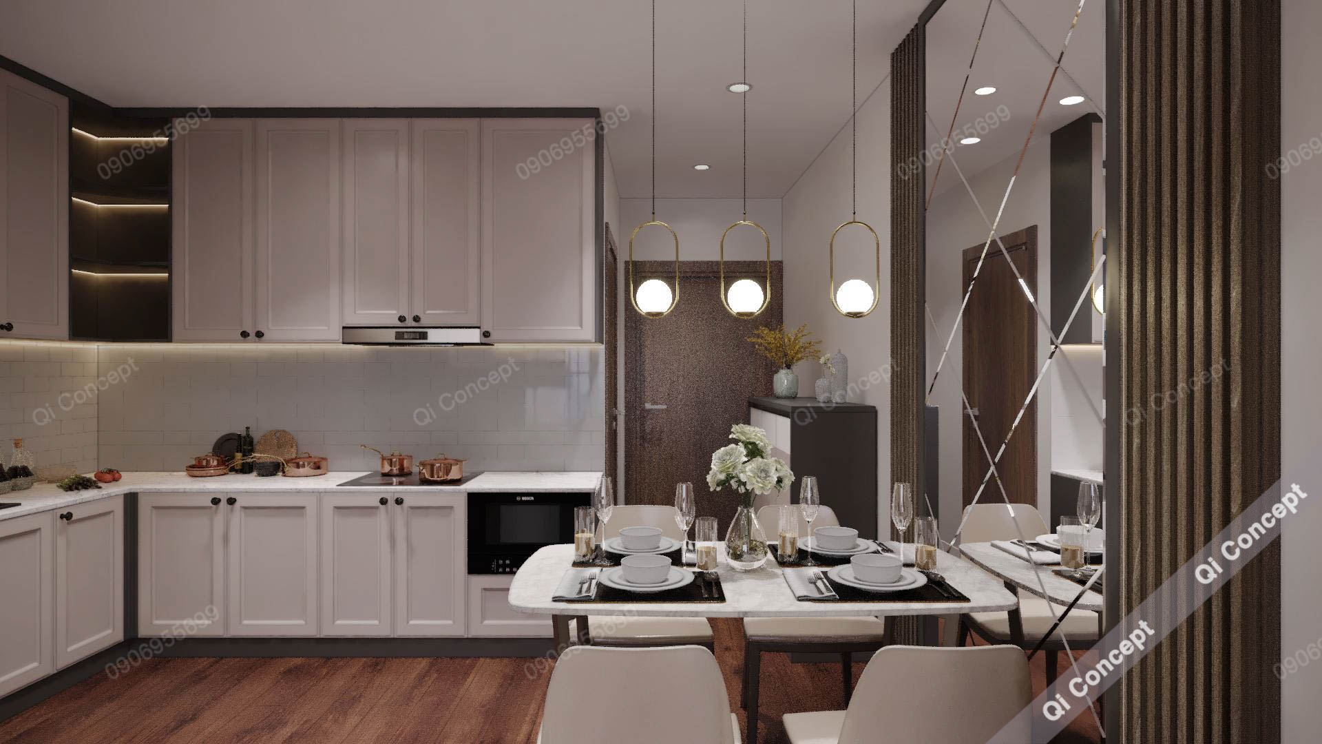 Không gian ăn uống của gia đình