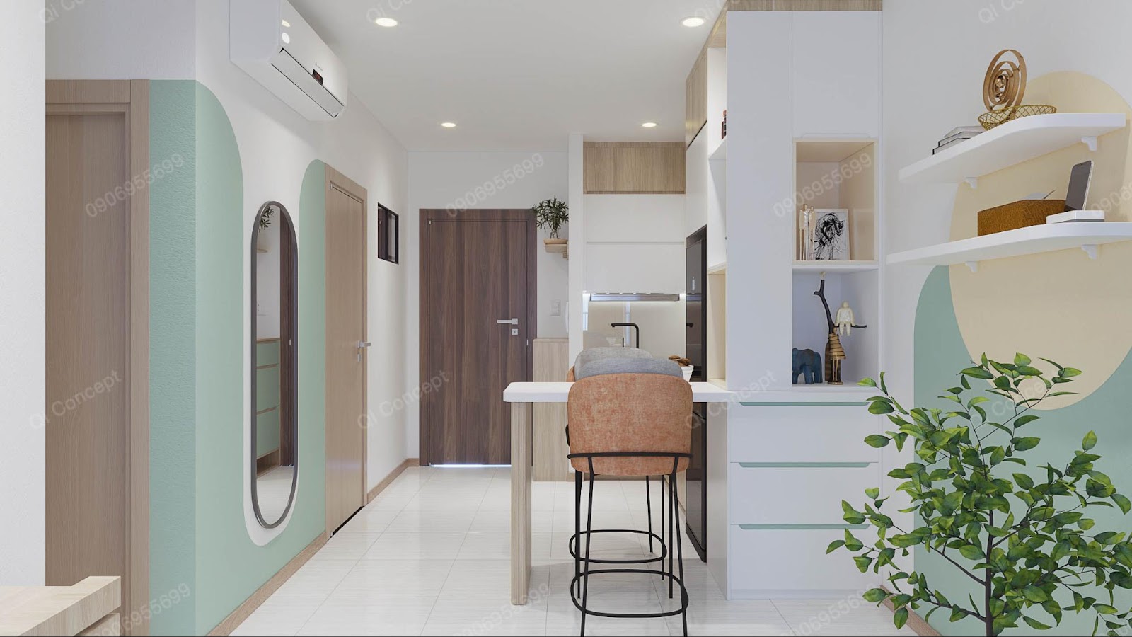 Qi Concept đảm bảo Chất lượng hoàn thiện đúng nhu cầu gia chủ