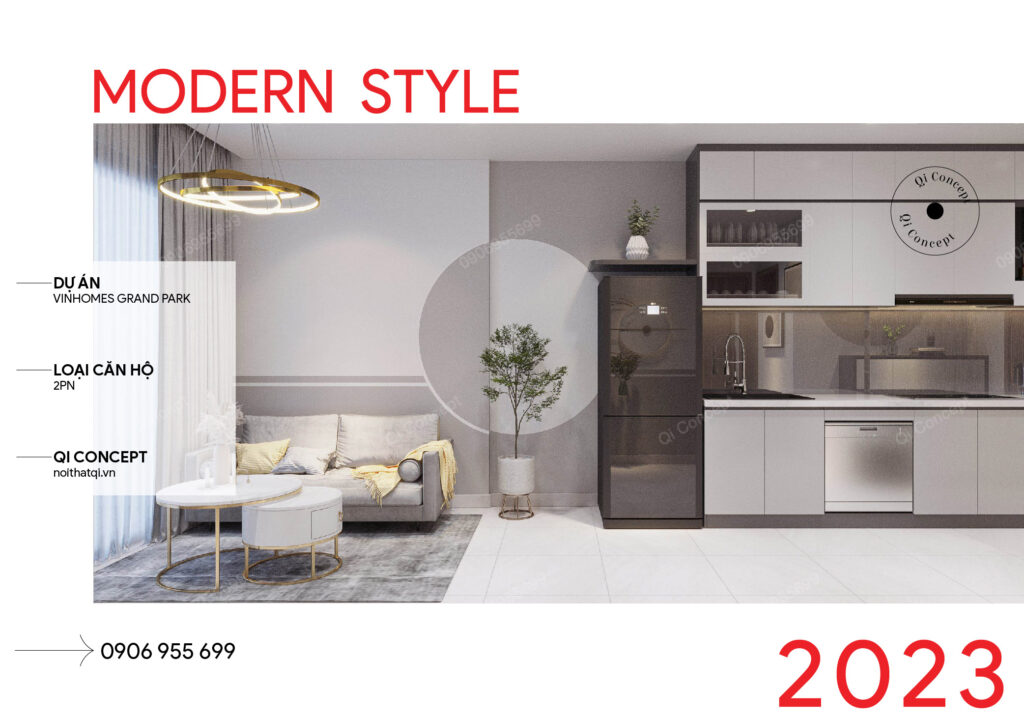 Mẫu Thiết Kế Nội Thất Căn Hộ Vinhomes Grand Park 2023