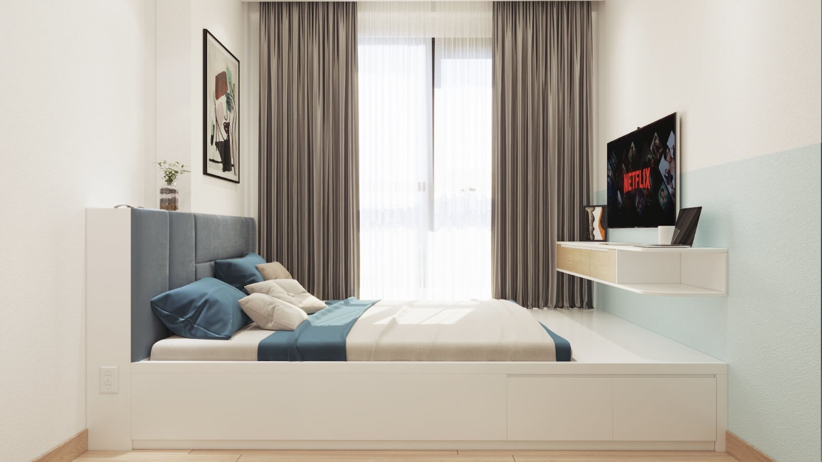 View từ tủ quần áo 