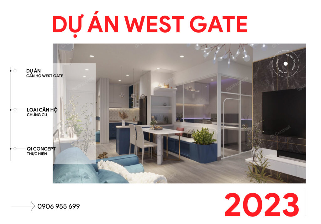 Nhận Thi Công Nội Thất Căn Hộ West Gate Trọn Gói - Giá Rẻ