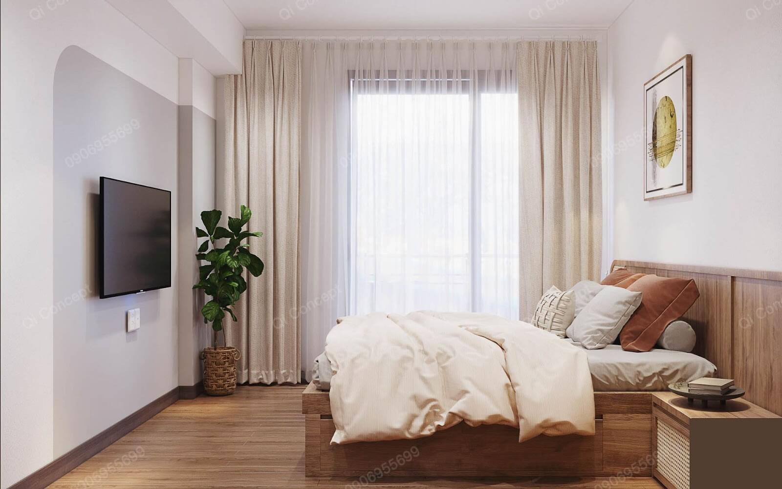 Rèm 2 lớp giúp gia chủ có thể điều chỉnh mức độ ánh sáng mong muốn