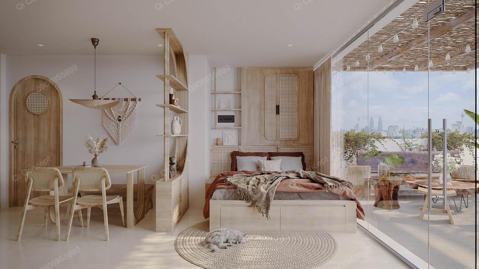 Không gian mở ấn tượng, đón ánh nắng tự nhiên