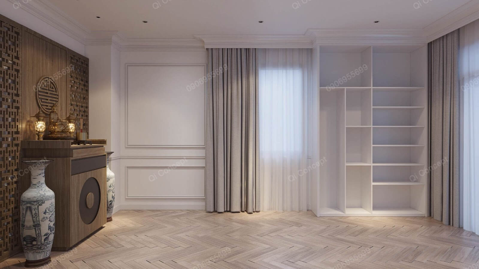 Khu vực phòng thờ