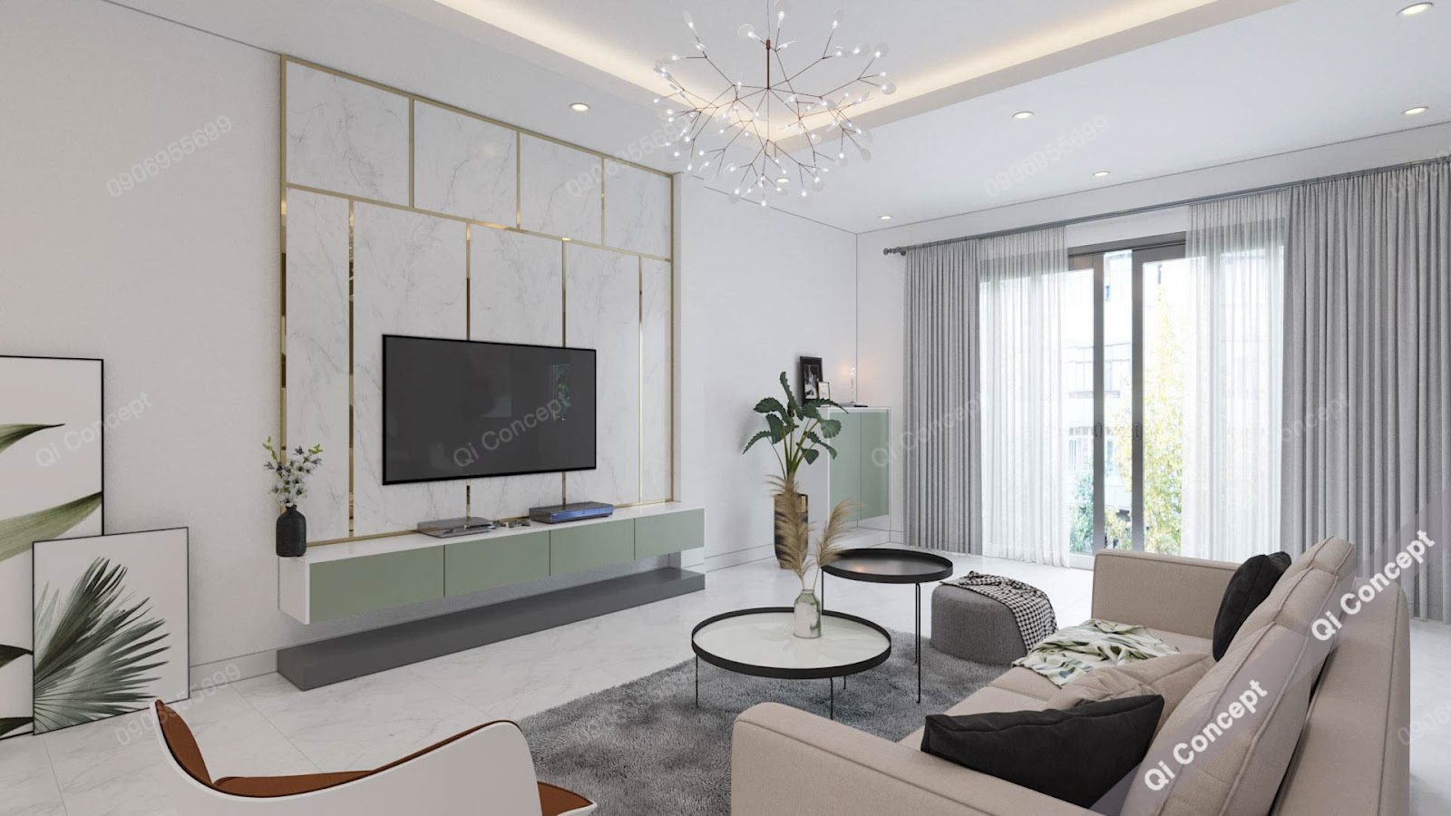 Mẫu thiết kế nội thất nhà phố Bình Chánh đẹp mê ly