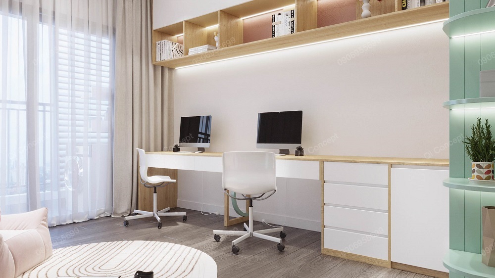 Đón ánh sáng tự nhiên từ khu vực ban công