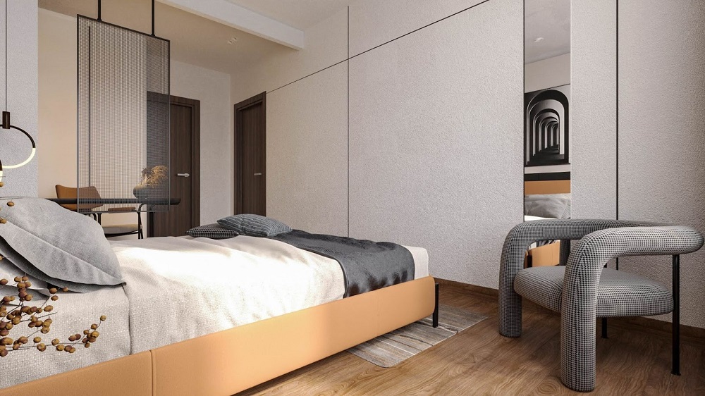 Góc nhìn khác của căn hộ 2 phòng ngủ Delasol phong cách Đài Loan