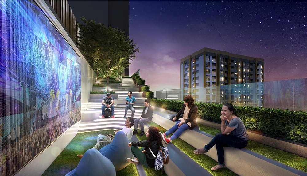 Rạp chiếu phim ngoài trời trên không (phối cảnh)