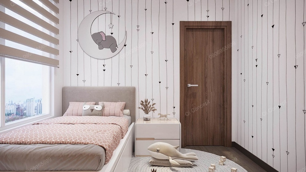 Căn phòng ngủ đáng yêu dành cho bé phong cách hiện đại