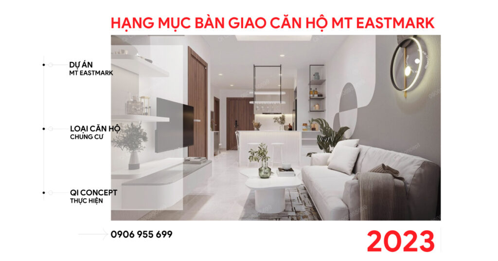 Căn hộ mt eastmark bàn giao những gì