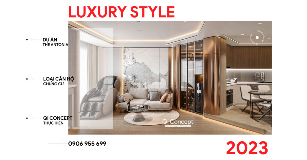 Mẫu Thiết Kế Căn Hộ 2 Ngủ The Antonia Quận 7