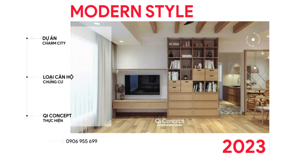 Thiết kế nội thất căn hộ Charm Sapphire Dĩ An