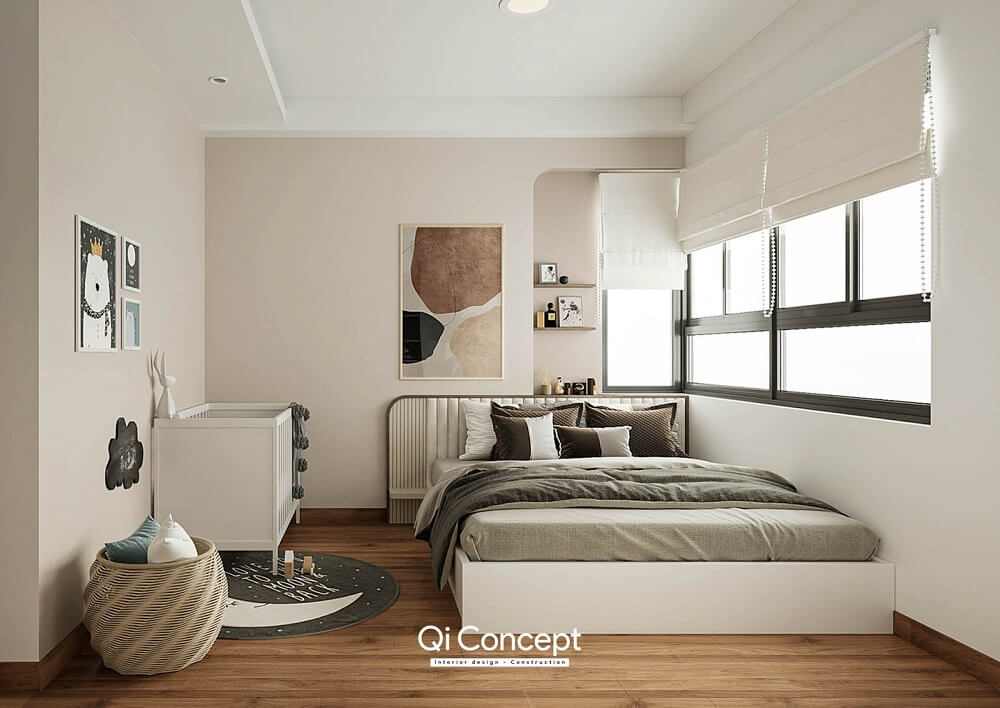 Thiết kế nội thất phòng ngủ master cho gia chủ