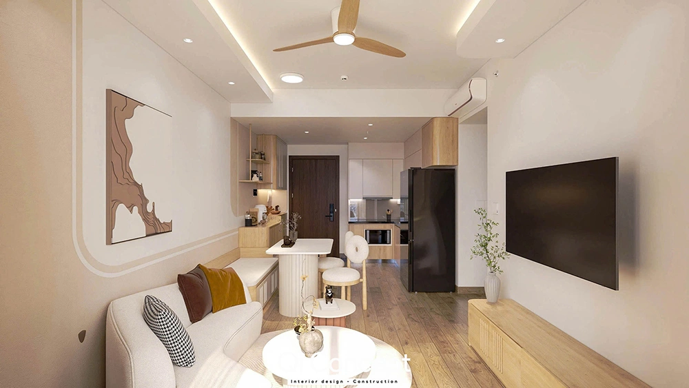 Một giải pháp thiết kế nội thất thông minh cho căn hộ nhỏ.