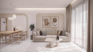 Việc tận dụng ánh sáng tự nhiên giúp cho không gian thêm sinh động hơn