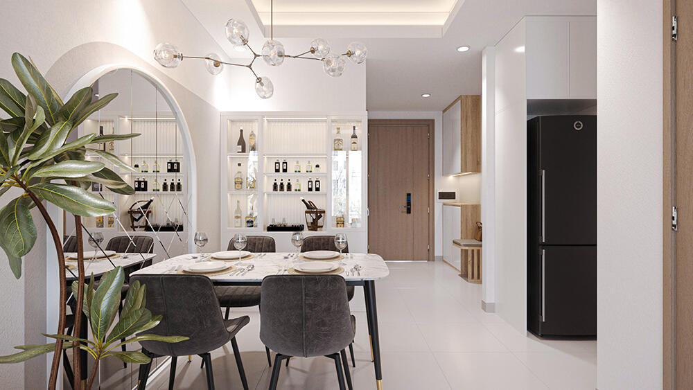 Không gian ăn uống lý tưởng thêm phần gắn kết yêu thương