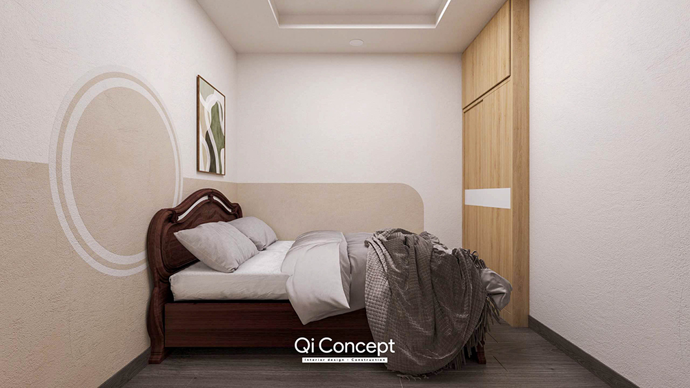 Phòng ngủ mang đến một không gian yên tĩnh và thư giãn