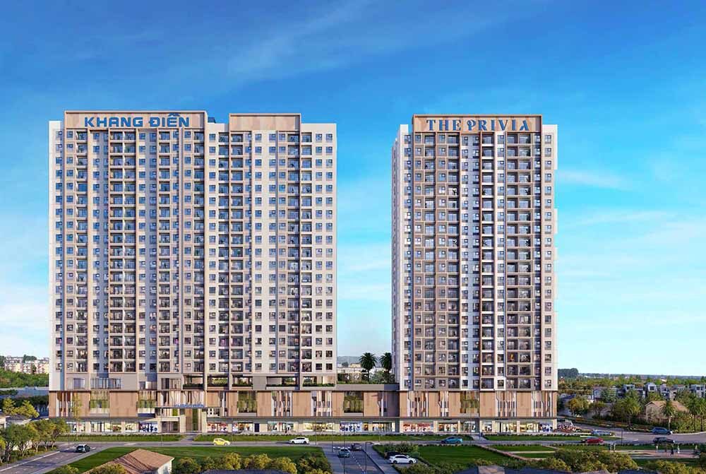 Hình mẫu dự án căn hộ chung cư The Privia Khang Điền