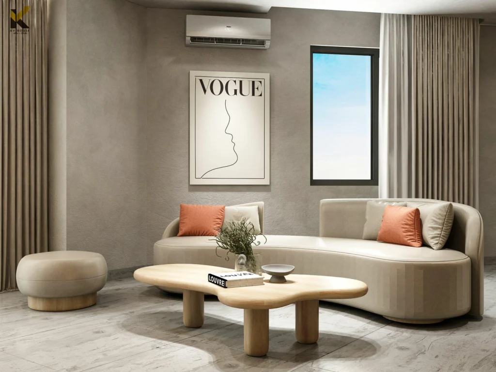 Thiết kế mang đến một bầu không khí thư giãn và gần gũi