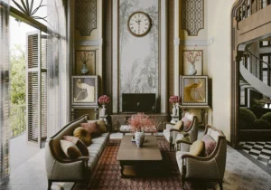 Thiết kế nội thất nhà 3 tầng phong cách Đông Dương (Indochine)