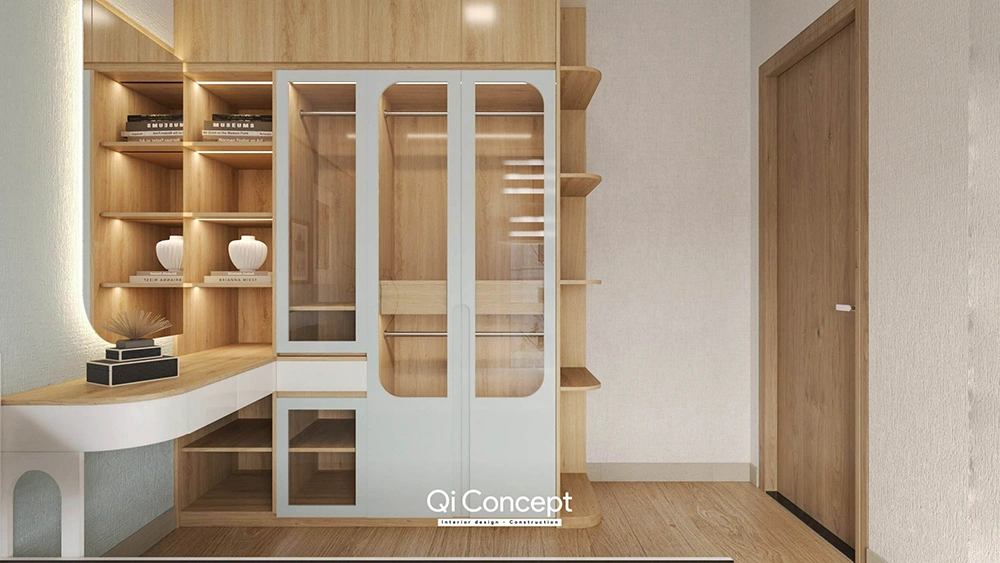 Thiết kế nội thất phòng ngủ căn hộ Lavita