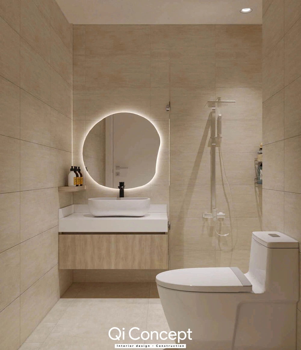 Thiết kế nội thất phòng tắm, nhà vệ sinh