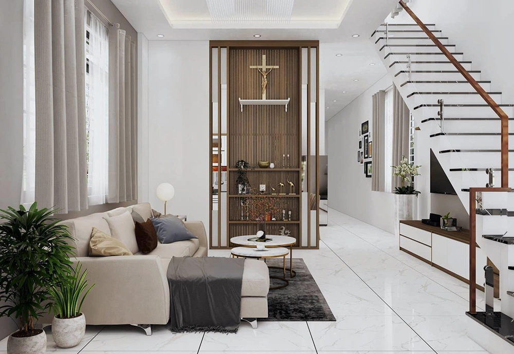 Mẫu thiết kế theo phong cách hiện đại, tối giản