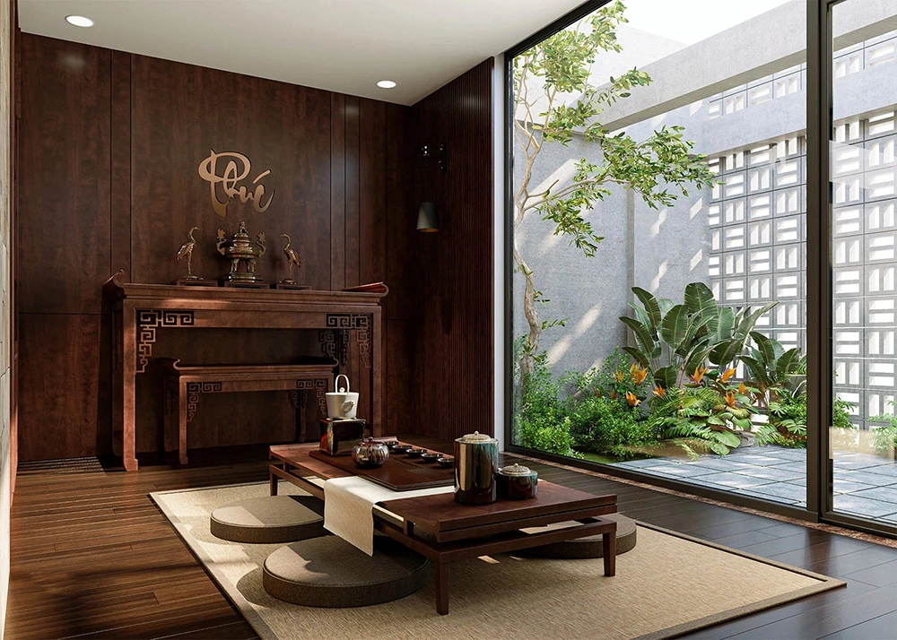 Mẫu thiết kế mang hơi hướng truyền thống, ấm cúng