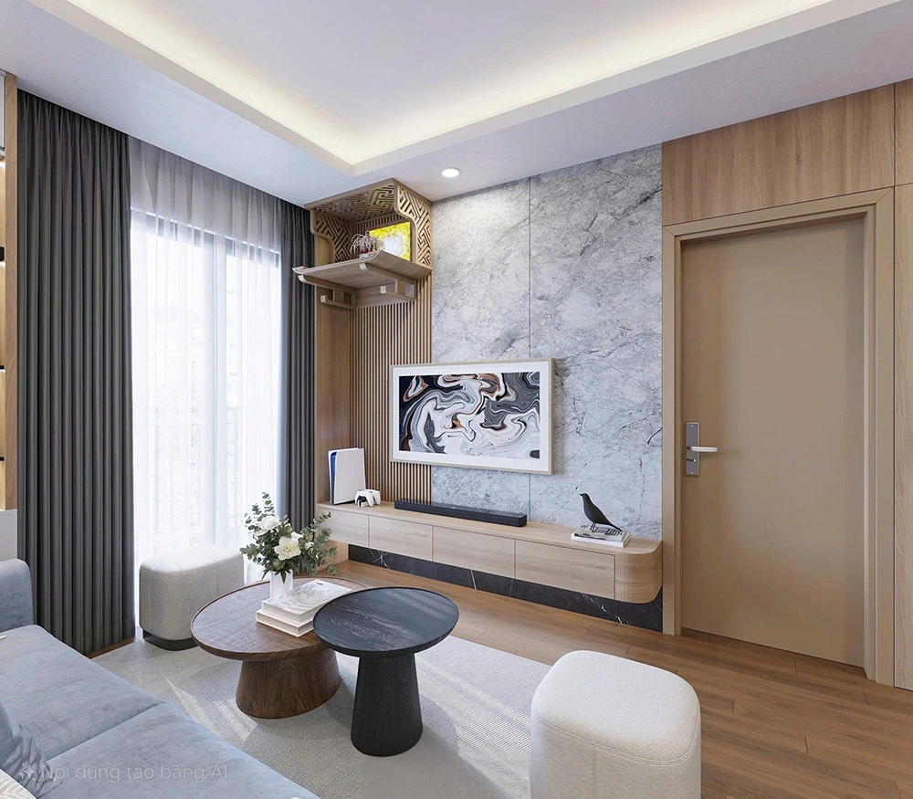 Thiết kế bàn thờ treo tường