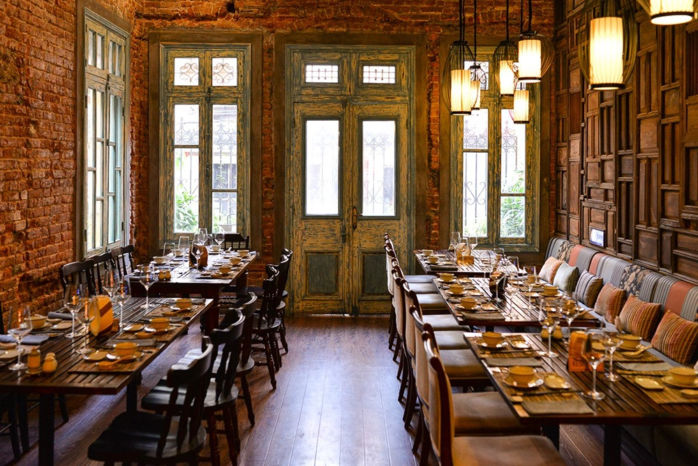Thiết kế nội thất nhà hàng phong cách đồng quê (vintage)