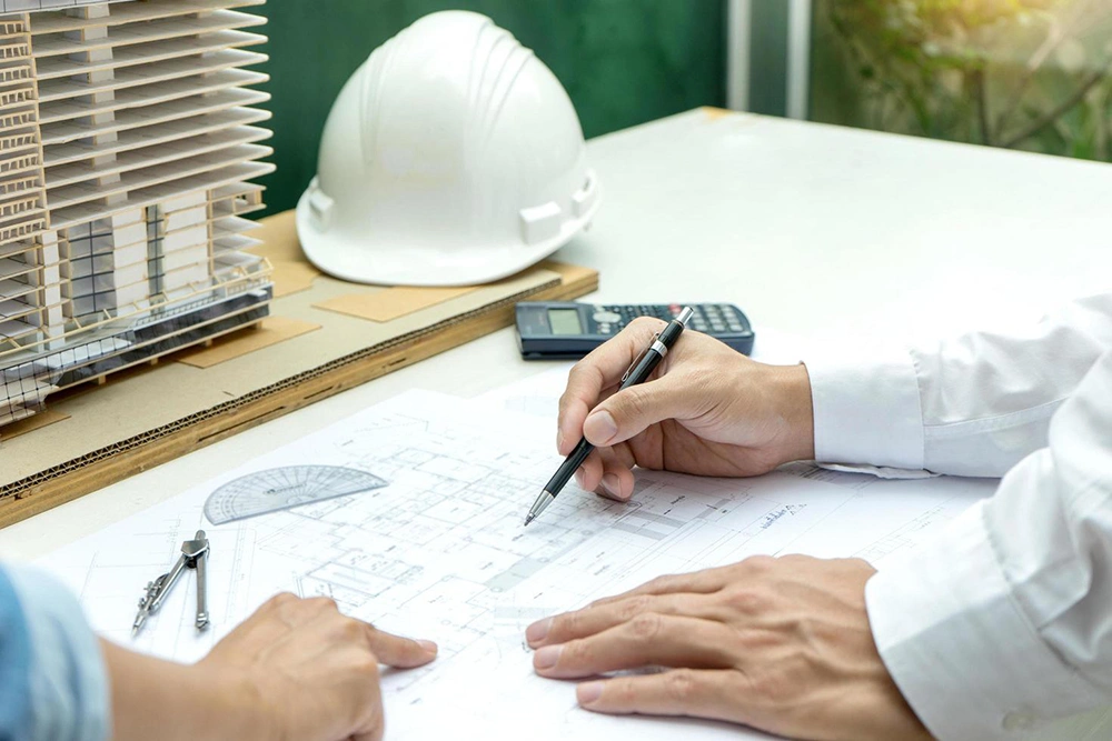 Kiểm tra kỹ vật liệu và bản vẽ trước khi thi công