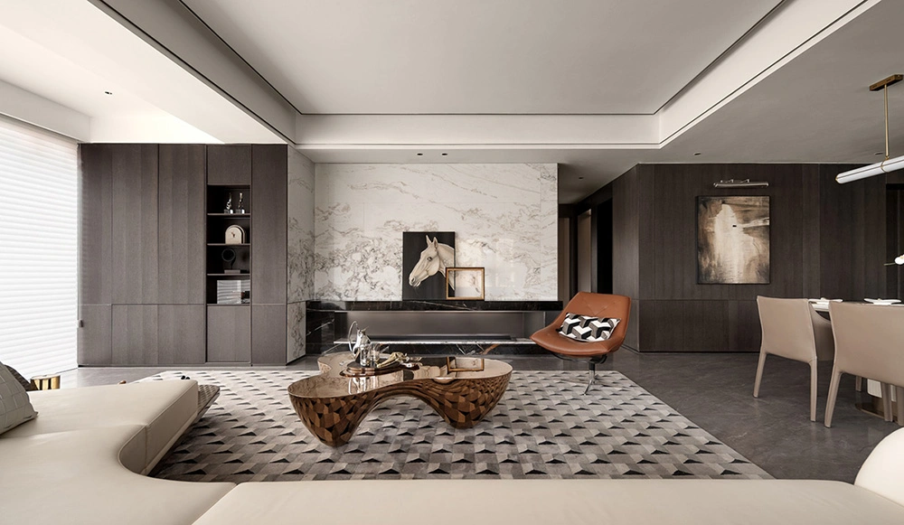 Mẫu căn hộ 4 phòng ngủ phong cách Hiện Đại