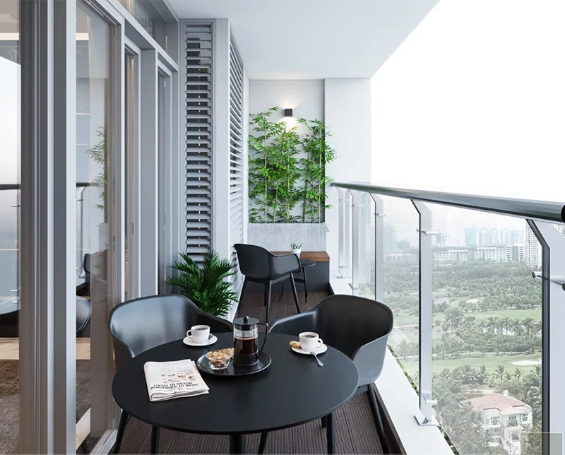 Logia chillout: Biến logia thành không gian thư giãn, đọc sách, uống trà lý tưởng