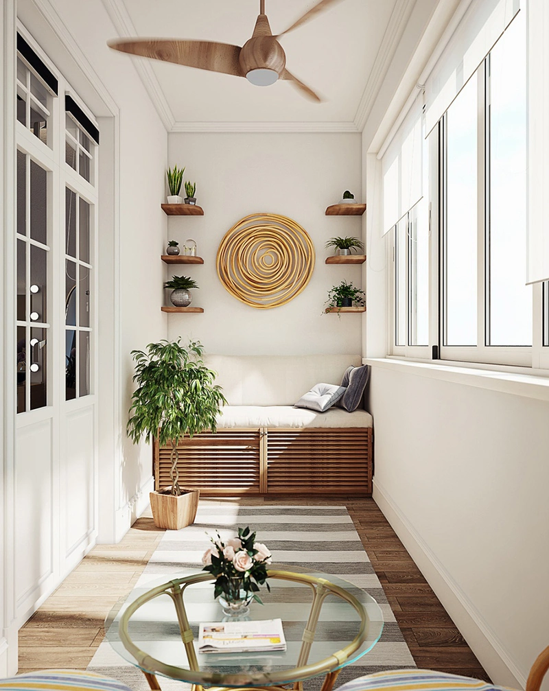 Logia làm việc tại nhà: Tạo góc làm việc yên tĩnh và tràn đầy cảm hứng