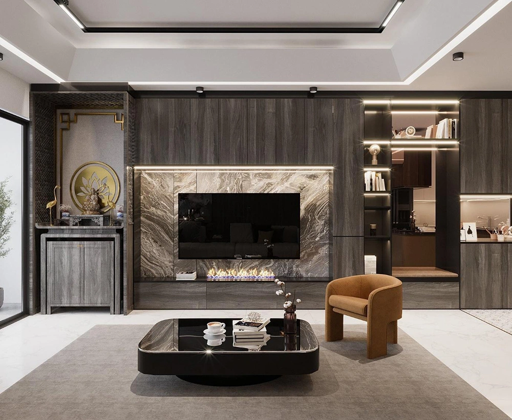 Thiết kế nội thất căn hộ 65m2 phong cách Hiện đại (Modern)