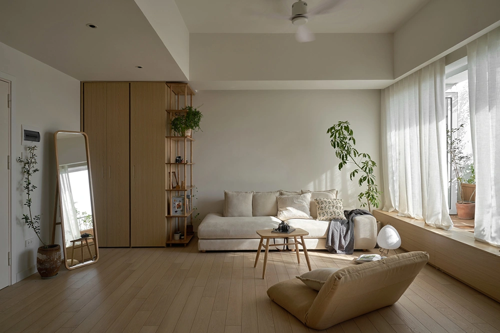 Giải pháp bố trí tối ưu cho căn hộ 62m2 2 phòng ngủ