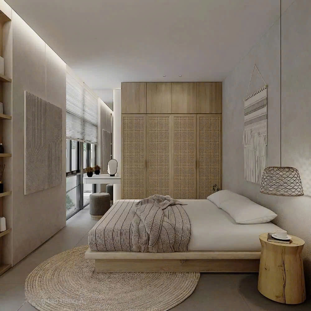 Trang trí phòng ngủ cho con trong chung cư 68m2.