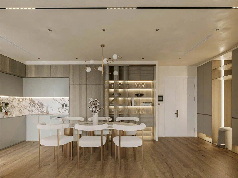 Thiết kế nội thất phòng bếp ăn