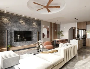 Mẫu nội thất nhà ống mặt tiền 4m