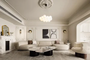 Màu sắc: Bảng phối màu chuẩn Tân Cổ Điển nhà ống