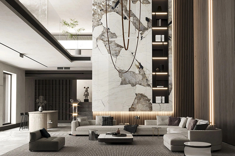 Mẫu phòng khách phong cách Hiện đại