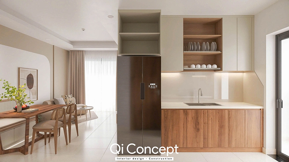 Thiết kế nội thất khu vực phòng bếp