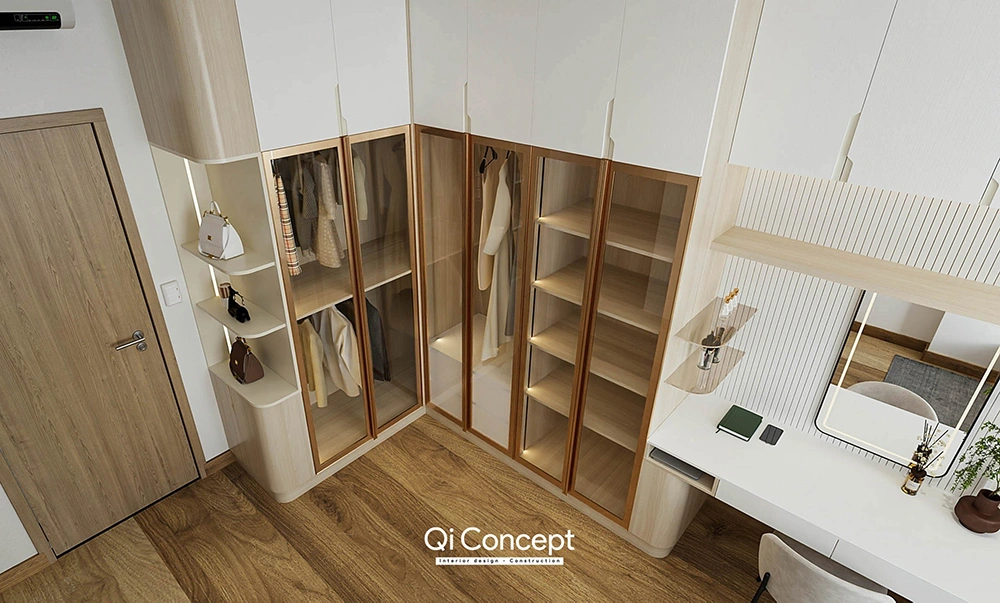 Thiết kế nội thất phòng ngủ căn hộ Lancaster Legacy