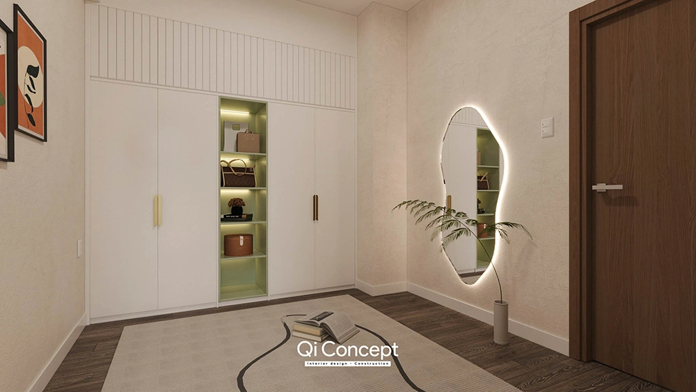 Thiết kế nội thất phòng ngủ phụ căn hộ