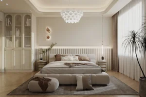 Mẫu phòng ngủ nhà ống 4m đẹp với đa dạng chất liệu