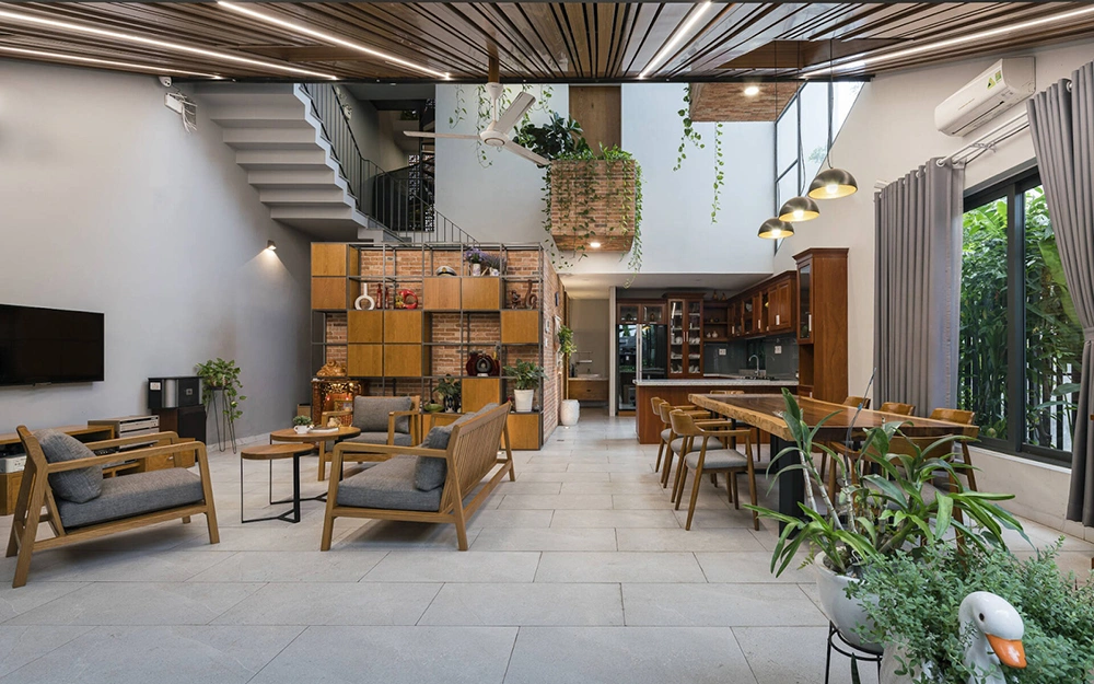 Phân chia không gian phòng khách và bếp khoa học