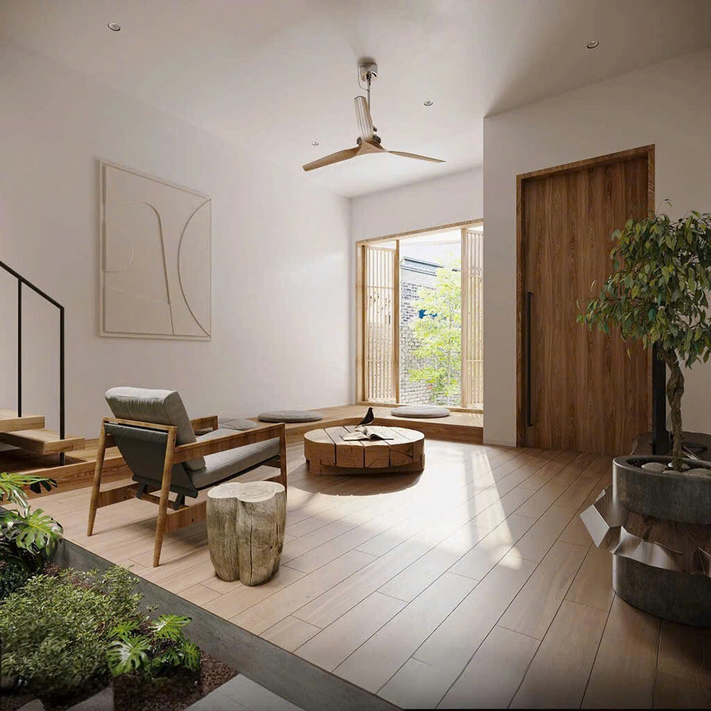 Phong cách nội thất nhà phố Japandi